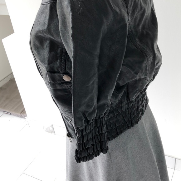 2B Bebe faux leather cropped jacket - Picture 4 of 6